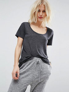 Boxy3 T-Shirt with Roll Sleeve