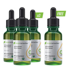 Load image into Gallery viewer, NATURAL FLAVOR FULL SPECTRUM HEMP EXTRACT - BUNDLE
